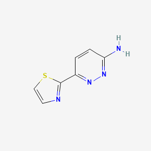 6-(1,3-Thiazol-2-yl)pyridazin-3-amine