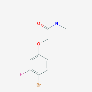 2-(4-bromo-3-fluorophenoxy)-N,N-dimethylacetamide