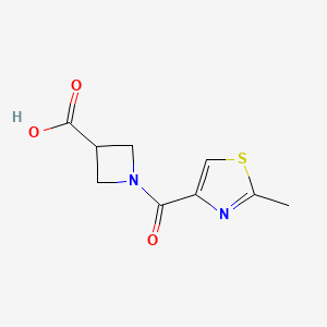 1-(2-Methylthiazole-4-carbonyl)azetidine-3-carboxylic acid