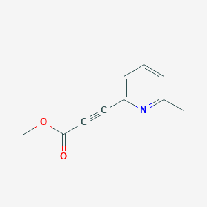 molecular formula C10H9NO2 B1466234 Methyl 3-(6-methylpyridin-2-yl)prop-2-ynoate CAS No. 1343637-65-9