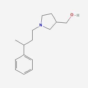 molecular formula C15H23NO B1466236 (1-(3-Phenylbutyl)pyrrolidin-3-yl)methanol CAS No. 1486265-11-5