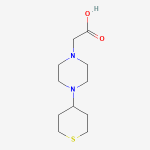 2-[4-(Thian-4-yl)piperazin-1-yl]acetic acid