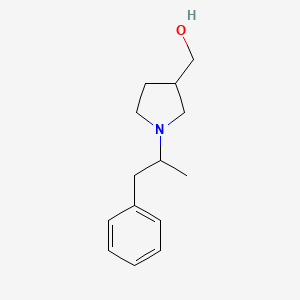 molecular formula C14H21NO B1466247 (1-(1-Phenylpropan-2-yl)pyrrolidin-3-yl)methanol CAS No. 1340497-35-9