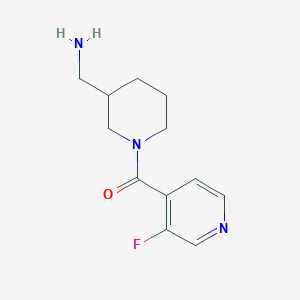 [1-(3-Fluoropyridine-4-carbonyl)piperidin-3-yl]methanamine