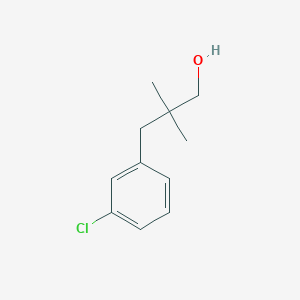 3-(3-Chlorophenyl)-2,2-dimethylpropan-1-ol