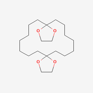 1,4,14,17-Tetraoxadispiro[4.7.4~13~.7~5~]tetracosane