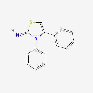 2(3H)-Thiazolimine, 3,4-diphenyl-