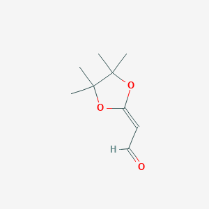 (4,4,5,5-Tetramethyl-1,3-dioxolan-2-ylidene)acetaldehyde