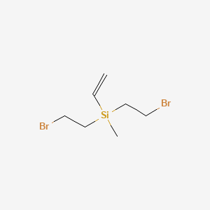 molecular formula C7H14Br2Si B14662769 Bis(2-bromoethyl)(ethenyl)methylsilane CAS No. 51664-53-0