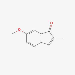 1H-Inden-1-one, 6-methoxy-2-methyl-