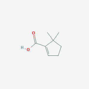 molecular formula C8H12O2 B1466284 Acide 5,5-diméthylcyclopent-1-ène-1-carboxylique CAS No. 154222-75-0