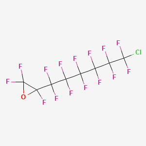 molecular formula C8ClF15O B1466285 (6-氯全氟己基)三氟环氧化合物 CAS No. 66443-82-1