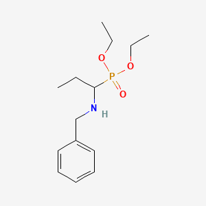 Diethyl [1-(benzylamino)propyl]phosphonate