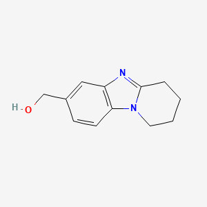 molecular formula C12H14N2O B1466288 (1,2,3,4-Tetrahydrobenzo[4,5]imidazo[1,2-a]pyridine-7-yl)methanol CAS No. 1354406-86-2