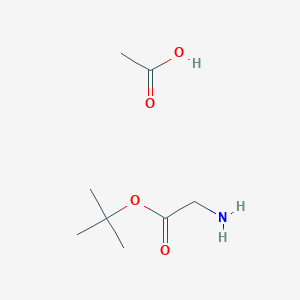 molecular formula C8H17NO4 B1466290 H-Gly-otbu acoh CAS No. 38024-18-9