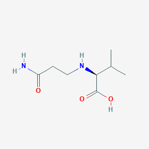 N-(3-Amino-3-oxopropyl)-L-valine