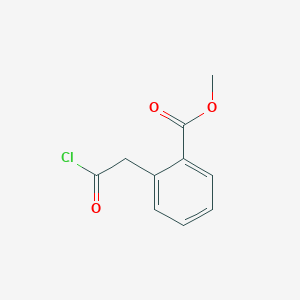 Benzoic acid, 2-(2-chloro-2-oxoethyl)-, methyl ester