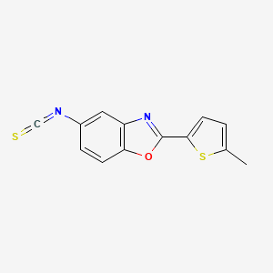 5-Isothiocyanato-2-(5-methylthiophen-2-yl)-1,3-benzoxazole