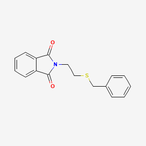 1H-Isoindole-1,3(2H)-dione, 2-[2-[(phenylmethyl)thio]ethyl]-