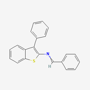 1-phenyl-N-(3-phenyl-1-benzothiophen-2-yl)methanimine