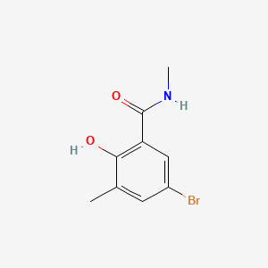 Benzamide, 5-bromo-N,3-dimethyl-2-hydroxy-