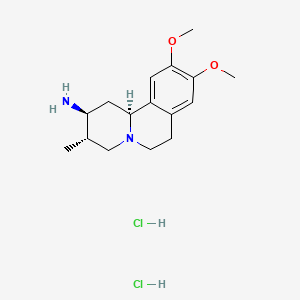 (2S,3S,11bS)-9,10-dimethoxy-3-methyl-2,3,4,6,7,11b-hexahydro-1H-benzo[a]quinolizin-2-amine;dihydrochloride