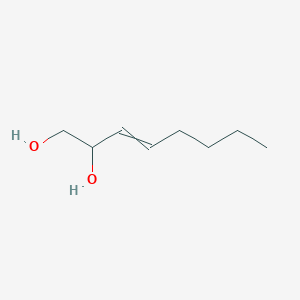 molecular formula C8H16O2 B14663230 Oct-3-ene-1,2-diol CAS No. 40735-16-8