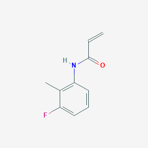 molecular formula C10H10FNO B1466324 N-(3-fluoro-2-methylphenyl)prop-2-enamide CAS No. 1247928-23-9