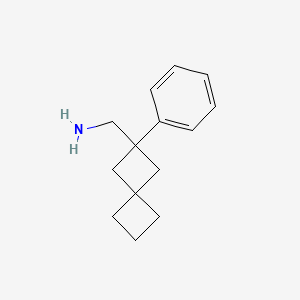 molecular formula C14H19N B1466327 (2-Phenylspiro[3.3]heptan-2-yl)methanamine CAS No. 1488788-77-7