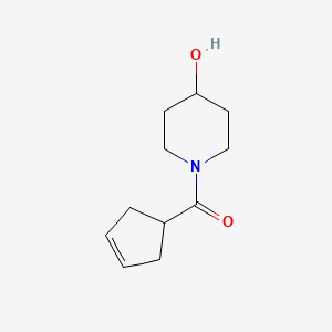 1-(Cyclopent-3-ene-1-carbonyl)piperidin-4-ol