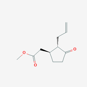 Methyl [(1S,2S)-3-oxo-2-(prop-2-en-1-yl)cyclopentyl]acetate