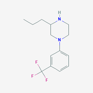 3-Propyl-1-[3-(trifluoromethyl)phenyl]piperazine