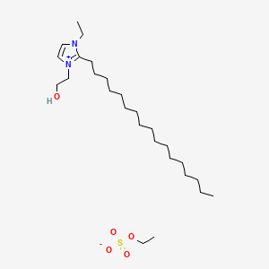 1H-Imidazolium, 1-ethyl-2-heptadecyl-3-(2-hydroxyethyl)-, ethyl sulfate (salt)