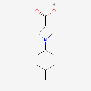 molecular formula C11H19NO2 B1466343 1-(4-Methylcyclohexyl)azetidine-3-carboxylic acid CAS No. 1339413-61-4