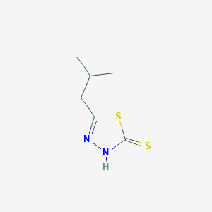 5-(2-Methylpropyl)-1,3,4-thiadiazole-2(3H)-thione