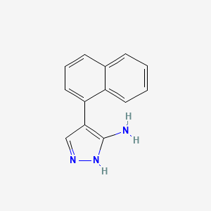 4-(naphthalen-1-yl)-1H-pyrazol-3-amine