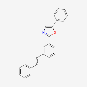 Oxazole, 5-phenyl-2-[3-(2-phenylethenyl)phenyl]-