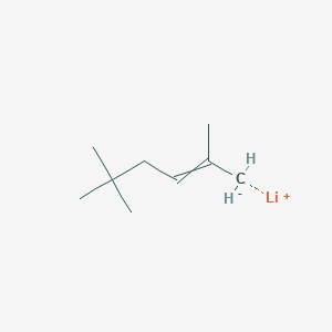 lithium;2-methanidyl-5,5-dimethylhex-2-ene