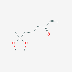 6-(2-Methyl-1,3-dioxolan-2-yl)hex-1-en-3-one