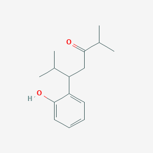 5-(2-Hydroxyphenyl)-2,6-dimethylheptan-3-one