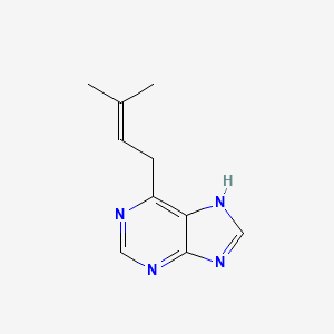 6-(3-Methylbut-2-en-1-yl)-7H-purine