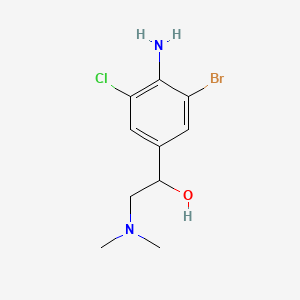 4-Amino-3-bromo-5-chloro-alpha-((dimethylamino)methyl)benzenemethanol