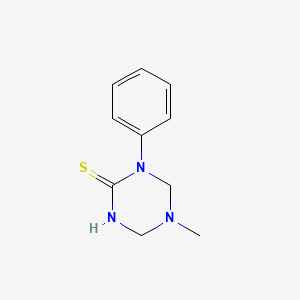 5-Methyl-1-phenyl-1,3,5-triazinane-2-thione