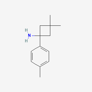 3,3-Dimethyl-1-(p-tolyl)cyclobutan-1-amine