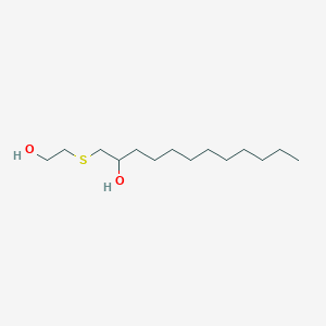 1-[(2-Hydroxyethyl)sulfanyl]dodecan-2-OL