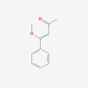 molecular formula C11H12O2 B14663680 4-Methoxy-4-phenylbut-3-en-2-one CAS No. 50515-42-9