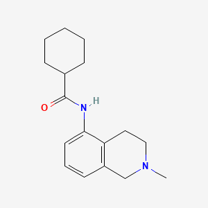 Cyclohexanecarboxamide, N-(1,2,3,4-tetrahydro-2-methylisoquinolin-5-yl)-