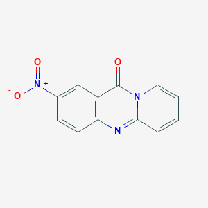 11H-Pyrido[2,1-b]quinazolin-11-one, 2-nitro-