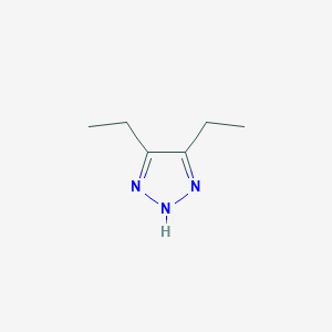 molecular formula C6H11N3 B14663757 4,5-Diethyl-2H-1,2,3-triazole CAS No. 39538-72-2