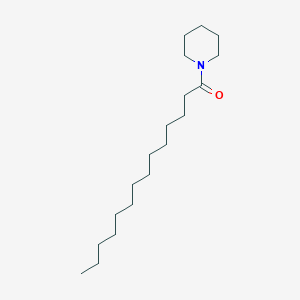 molecular formula C19H37NO B14663765 1-(Piperidin-1-yl)tetradecan-1-one CAS No. 51799-70-3